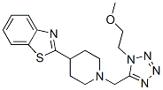 (9ci)-2-[1-[[1-(2-甲氧基乙基)-1H-四唑-5-基]甲基]-4-哌啶基]-苯并噻唑結(jié)構(gòu)式_606082-41-1結(jié)構(gòu)式