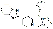(9ci)-2-[1-[[1-(2-呋喃甲基)-1H-四唑-5-基]甲基]-4-哌啶基]-苯并噻唑結(jié)構(gòu)式_606082-58-0結(jié)構(gòu)式