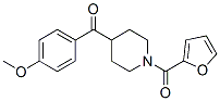 Piperidine, 1-(2-furanylcarbonyl)-4-(4-methoxybenzoyl)-(9ci)Structure,606086-12-8Structure Piperidine, 1-(2-furanylcarbonyl)-4-(4-methoxybenzoyl)-(9ci) Structure,606086-12-8Structure
