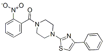 Piperazine, 1-(2-nitrobenzoyl)-4-(4-phenyl-2-thiazolyl)-(9ci)Structure,606087-62-1Structure Piperazine, 1-(2-nitrobenzoyl)-4-(4-phenyl-2-thiazolyl)-(9ci) Structure,606087-62-1Structure