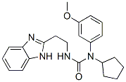 (9CI)-n-[2-(1H-苯并咪唑-2-基)乙基]-n-環(huán)戊基-n-(3-甲氧基苯基)-脲結構式_606091-03-6結構式