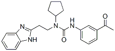 (9CI)-N-(3-乙?；交?-N-[2-(1H-苯并咪唑-2-基)乙基]-N-環(huán)戊基-脲結(jié)構(gòu)式_606091-15-0結(jié)構(gòu)式