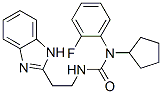 (9CI)-n-[2-(1H-苯并咪唑-2-基)乙基]-n-環(huán)戊基-n-(2-氟苯基)-脲結構式_606091-18-3結構式