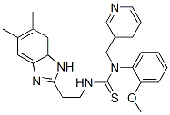 (9CI)-n-[2-(5,6-二甲基-1H-苯并咪唑-2-基)乙基]-n-(2-甲氧基苯基)-n-(3-吡啶甲基)-硫脲結(jié)構(gòu)式_606091-47-8結(jié)構(gòu)式