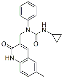 (9CI)-n-環(huán)丙基-n-[(1,2-二氫-6-甲基-2-氧代-3-喹啉)甲基]-n-苯基-脲結(jié)構(gòu)式_606095-06-1結(jié)構(gòu)式