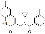 (9ci)-n-環(huán)丙基-n-[(1,2-二氫-6-甲基-2-氧代-3-喹啉)甲基]-3-甲基-苯甲酰胺結(jié)構(gòu)式_606095-15-2結(jié)構(gòu)式