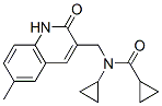 (9ci)-n-環(huán)丙基-n-[(1,2-二氫-6-甲基-2-氧代-3-喹啉)甲基]-環(huán)丙烷羧酰胺結(jié)構(gòu)式_606095-21-0結(jié)構(gòu)式
