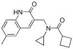 (9ci)-n-環(huán)丙基-n-[(1,2-二氫-6-甲基-2-氧代-3-喹啉)甲基]-環(huán)丁烷羧酰胺結(jié)構(gòu)式_606095-22-1結(jié)構(gòu)式