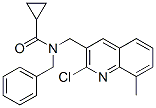 (9ci)-n-[(2-氯-8-甲基-3-喹啉)甲基]-n-(苯基甲基)-環(huán)丙烷羧酰胺結(jié)構(gòu)式_606095-27-6結(jié)構(gòu)式