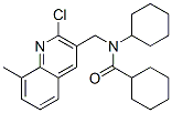 (9ci)-n-[(2-氯-8-甲基-3-喹啉)甲基]-n-環(huán)己基-環(huán)己烷羧酰胺結(jié)構(gòu)式_606095-33-4結(jié)構(gòu)式