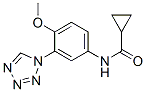 (9ci)-n-[4-甲氧基-3-(1H-四唑-1-基)苯基]-環(huán)丙烷羧酰胺結(jié)構(gòu)式_606096-19-9結(jié)構(gòu)式