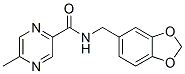 Pyrazinecarboxamide, n-(1,3-benzodioxol-5-ylmethyl)-5-methyl-(9ci)Structure,606096-87-1Structure Pyrazinecarboxamide, n-(1,3-benzodioxol-5-ylmethyl)-5-methyl-(9ci) Structure,606096-87-1Structure