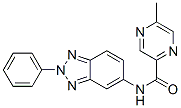 Pyrazinecarboxamide, 5-methyl-n-(2-phenyl-2h-benzotriazol-5-yl)-(9ci)Structure,606096-89-3Structure Pyrazinecarboxamide, 5-methyl-n-(2-phenyl-2h-benzotriazol-5-yl)-(9ci) Structure,606096-89-3Structure