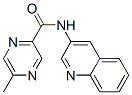 Pyrazinecarboxamide, 5-methyl-n-3-quinolinyl-(9ci)Structure,606096-92-8Structure Pyrazinecarboxamide, 5-methyl-n-3-quinolinyl-(9ci) Structure,606096-92-8Structure
