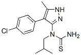 (9ci)-n-[4-(4-氯苯基)-5-甲基-1H-吡唑-3-基]-n-(2-甲基丙基)-硫脲結(jié)構(gòu)式_606102-07-2結(jié)構(gòu)式