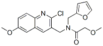 (9ci)-n-[(2-氯-6-甲氧基-3-喹啉)甲基]-n-(2-呋喃甲基)-2-甲氧基-乙酰胺結(jié)構(gòu)式_606102-97-0結(jié)構(gòu)式