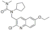 (9ci)-N-[(2-氯-6-乙氧基-3-喹啉)甲基]-N-環(huán)戊基-N,N-二甲基脲結(jié)構(gòu)式_606103-27-9結(jié)構(gòu)式