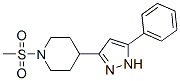 Piperidine, 1-(methylsulfonyl)-4-(5-phenyl-1h-pyrazol-3-yl)-(9ci)Structure,606103-91-7Structure Piperidine, 1-(methylsulfonyl)-4-(5-phenyl-1h-pyrazol-3-yl)-(9ci) Structure,606103-91-7Structure