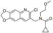 (9ci)-n-[(6-氯-1,3-二氧代[4,5-g]喹啉-7-基)甲基]-n-(2-甲氧基乙基)-環(huán)丙烷羧酰胺結構式_606104-56-7結構式