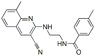 (9ci)-n-[2-[(3-氰基-8-甲基-2-喹啉)氨基]乙基]-4-甲基-苯甲酰胺結(jié)構(gòu)式_606104-82-9結(jié)構(gòu)式