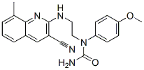 (9CI)-n-[2-[(3-氰基-8-甲基-2-喹啉)氨基]乙基]-n-(4-甲氧基苯基)-脲結構式_606104-96-5結構式