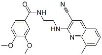 (9ci)-n-[2-[(3-氰基-8-甲基-2-喹啉)氨基]乙基]-3,4-二甲氧基-苯甲酰胺結(jié)構(gòu)式_606105-18-4結(jié)構(gòu)式