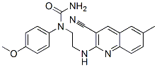 (9CI)-n-[2-[(3-氰基-6-甲基-2-喹啉)氨基]乙基]-n-(4-甲氧基苯基)-脲結(jié)構(gòu)式_606105-34-4結(jié)構(gòu)式