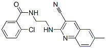 (9ci)-2-氯-n-[2-[(3-氰基-6-甲基-2-喹啉)氨基]乙基]-苯甲酰胺結(jié)構(gòu)式_606105-48-0結(jié)構(gòu)式