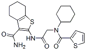(9ci)-2-[[[環(huán)己基(2-噻吩羰基)氨基]乙?；鵠氨基]-4,5,6,7-四氫-苯并[b]噻吩-3-羧酰胺結(jié)構(gòu)式_606108-92-3結(jié)構(gòu)式