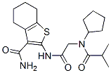 (9ci)-2-[[[環(huán)戊基(2-甲基-1-氧代丙基)氨基]乙?；鵠氨基]-4,5,6,7-四氫-苯并[b]噻吩-3-羧酰胺結(jié)構(gòu)式_606109-14-2結(jié)構(gòu)式