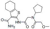 (9ci)-2-[[[環(huán)戊基(甲氧基乙酰基)氨基]乙?；鵠氨基]-4,5,6,7-四氫-苯并[b]噻吩-3-羧酰胺結(jié)構(gòu)式_606109-49-3結(jié)構(gòu)式