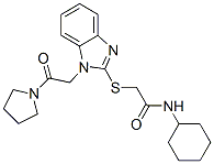 (9ci)-n-環(huán)己基-2-[[1-[2-氧代-2-(1-吡咯烷)乙基]-1H-苯并咪唑-2-基]硫代]-乙酰胺結(jié)構(gòu)式_606109-63-1結(jié)構(gòu)式