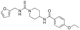 (9ci)-4-乙氧基-n-[1-[[(2-呋喃甲基)氨基]硫氧代甲基]-4-哌啶基]-苯甲酰胺結構式_606112-46-3結構式