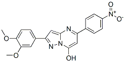 (9CI)-2-(3,4-二甲氧基苯基)-5-(4-硝基苯基)-吡唑并[1,5-a]嘧啶-7-醇結(jié)構(gòu)式_606114-57-2結(jié)構(gòu)式