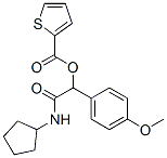 2-Thiophenecarboxylicacid,2-(cyclopentylamino)-1-(4-methoxyphenyl)-2-oxoethylester(9ci)Structure,606114-59-4Structure 2-Thiophenecarboxylicacid,2-(cyclopentylamino)-1-(4-methoxyphenyl)-2-oxoethylester(9ci) Structure,606114-59-4Structure