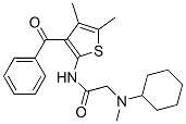 (9ci)-n-(3-苯甲酰基-4,5-二甲基-2-噻吩)-2-(環(huán)己基甲基氨基)-乙酰胺結(jié)構(gòu)式_606115-10-0結(jié)構(gòu)式