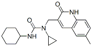(9CI)-n-環(huán)己基-n-環(huán)丙基-n-[(1,2-二氫-6-甲基-2-氧代-3-喹啉)甲基]-脲結(jié)構(gòu)式_606116-16-9結(jié)構(gòu)式