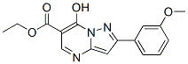 (9CI)-7-羥基-2-(3-甲氧基苯基)-,乙酯吡唑并[1,5-a]嘧啶-6-羧酸結構式_606116-32-9結構式