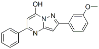 (9CI)-2-(3-甲氧基苯基)-5-苯基-吡唑并[1,5-a]嘧啶-7-醇結(jié)構(gòu)式_606116-33-0結(jié)構(gòu)式