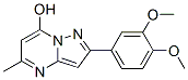 (9CI)-2-(3,4-二甲氧基苯基)-5-甲基-吡唑并[1,5-a]嘧啶-7-醇結(jié)構(gòu)式_606116-38-5結(jié)構(gòu)式