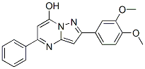 (9CI)-2-(3,4-二甲氧基苯基)-5-苯基-吡唑并[1,5-a]嘧啶-7-醇結(jié)構(gòu)式_606116-42-1結(jié)構(gòu)式