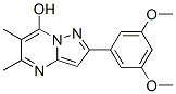 (9CI)-2-(3,5-二甲氧基苯基)-5,6-二甲基-吡唑并[1,5-a]嘧啶-7-醇結構式_606116-48-7結構式