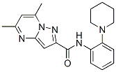 (9CI)-5,7-二甲基-N-[2-(1-哌啶基)苯基]-吡唑并[1,5-a]嘧啶-2-羧酰胺結(jié)構(gòu)式_606117-73-1結(jié)構(gòu)式