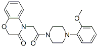 (9ci)-1-[(2,3-二氫-3-氧代-4H-1,4-苯并噁嗪-4-基)乙?；鵠-4-(2-甲氧基苯基)-哌嗪結(jié)構(gòu)式_606118-13-2結(jié)構(gòu)式