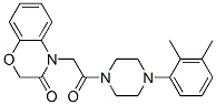 (9ci)-1-[(2,3-二氫-3-氧代-4H-1,4-苯并噁嗪-4-基)乙?；鵠-4-(2,3-二甲基苯基)-哌嗪結(jié)構(gòu)式_606118-30-3結(jié)構(gòu)式