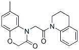 (9CI)-1-[(2,3-二氫-6-甲基-3-氧代-4H-1,4-苯并噁嗪-4-基)乙酰基]-1,2,3,4-四氫-喹啉結(jié)構(gòu)式_606119-49-7結(jié)構(gòu)式