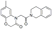 (9ci)-2-[(2,3-二氫-6-甲基-3-氧代-4H-1,4-苯并噁嗪-4-基)乙?；鵠-1,2,3,4-四氫-異喹啉結構式_606119-69-1結構式