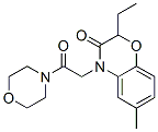 (9ci)-4-[(2-乙基-2,3-二氫-6-甲基-3-氧代-4H-1,4-苯并噁嗪-4-基)乙?；鵠-嗎啉結(jié)構(gòu)式_606120-22-3結(jié)構(gòu)式