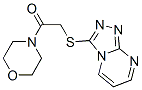 (9ci)-4-[(1,2,4-噻唑并[4,3-a]嘧啶-3-基硫代)乙?；鵠-嗎啉結(jié)構(gòu)式_606121-15-7結(jié)構(gòu)式