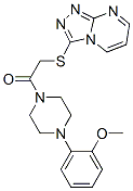 (9ci)-1-(2-甲氧基苯基)-4-[(1,2,4-噻唑并[4,3-a]嘧啶-3-基硫代)乙酰基]-哌嗪結(jié)構(gòu)式_606121-75-9結(jié)構(gòu)式